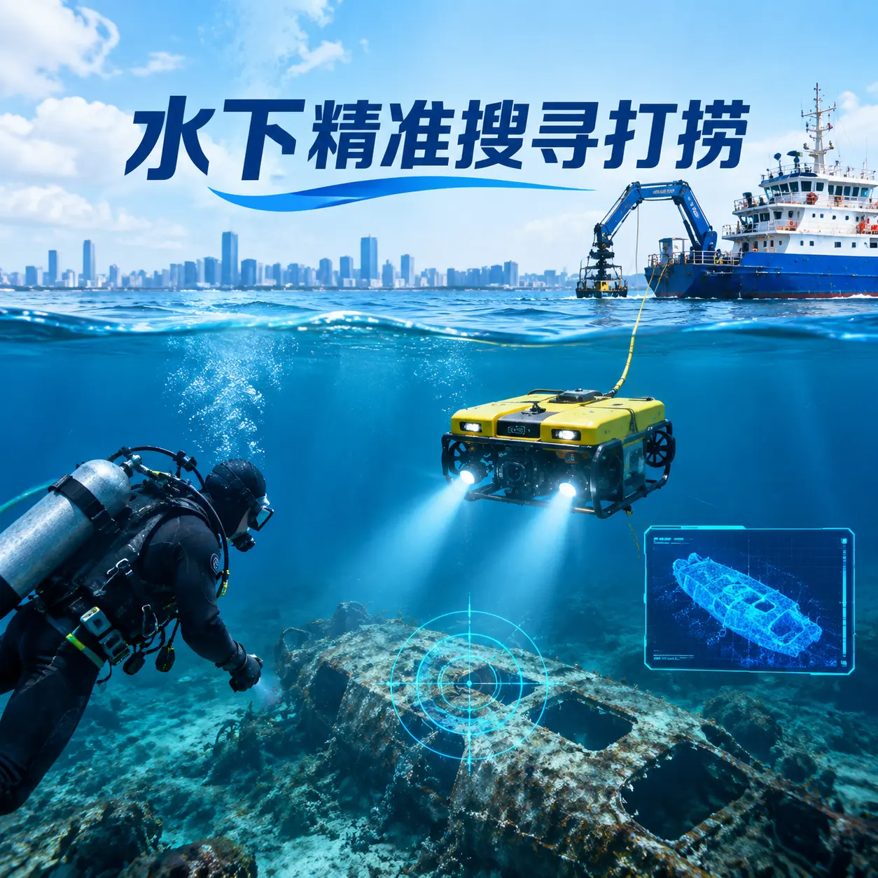 桂东水下精准搜寻打捞